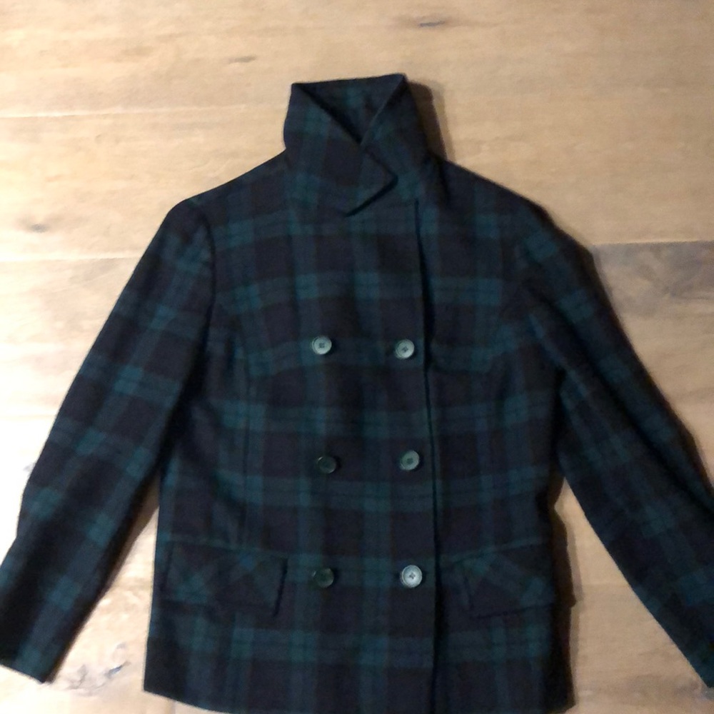 Pendleton Wool Plaid Double Breasted Jacket - image 4